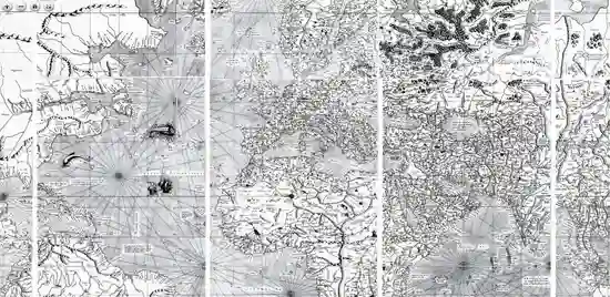 Gerardus Mercator's original 1569 world map